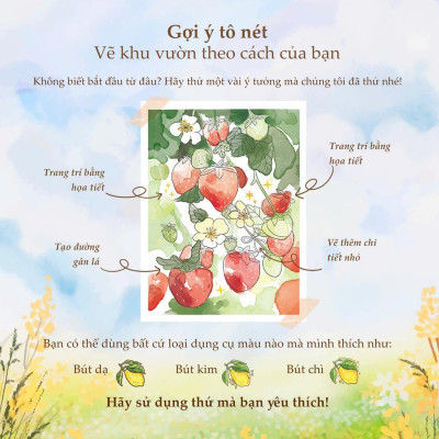 Sách - Tô Nét Khu Vườn Nhỏ Có Hoa Cỏ Bình Yên - Megabook