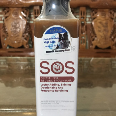 Sữa Tắm Sos 530ml Cho Chó Mèo Lưu Hương Thơm 7 Ngày