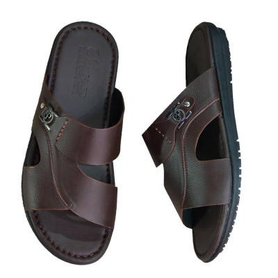 Dép Nam Quai Ngang HA NAM Da Bò Thật Cao Cấp DNA2220