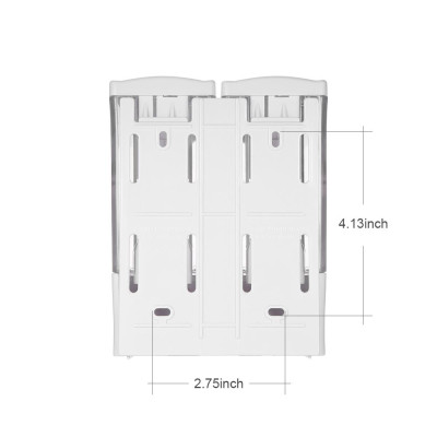 Hộp đựng xà phòng 2 ngăn treo tường CHUANGDIAN 300ml Hộp đựng Dầu gội Sữa tắm