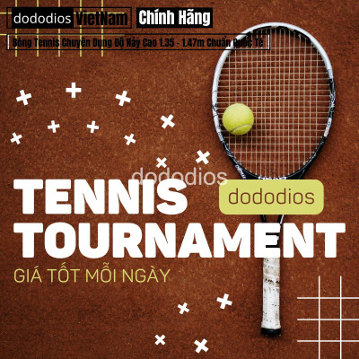 combo 5 quả bóng banh tennis chơi quần vợt cao cấp - độ nảy chuẩn quốc tế - hàng chính hãng dododios