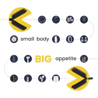 Ugreen UG70577LP128TK Màu Xám bọc vải Hộp đựng tai nghe chống sốc - HÀNG CHÍNH HÃNG