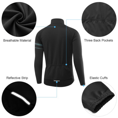 Áo khoác đi xe đạp dành cho nam Wosawe Bo284 chống nắng dài tay, chắn gió MTB