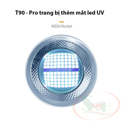 Đèn led lon Week RGB T series T70 / T90 Pro rọi mini rocket led UV bể cá tép thủy sinh