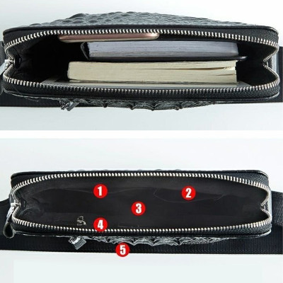 Túi xách công sở da thật cao cấp, túi đeo chéo nam đựng IPAD 9.7 inch họa tiết vân cá sấu nổi bật IDIGO MB1 - 6025