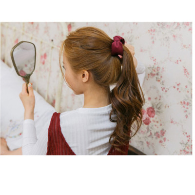 Set 2 kẹp tóc phong cách Hàn Quốc- Kẹp tóc đuôi ngựa- Bộ 2 kẹp tóc nơ xoắn, giao 2 màu khác nhau+ Tặng kèm dây cột tóc, màu ngẫu nhiên