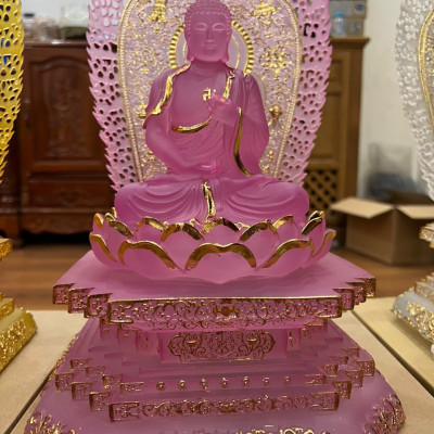 BỘ 7 VỊ DƯỢC SƯ ĐÁ LƯU LY ĐẦY ĐỦ CÁC MÀU TRƯNG BÀY HOẶC LÀM QUÀ TẶNG NGƯỜI THÂN