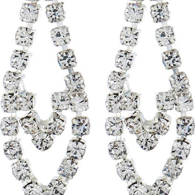 Bộ trang sức họa tiết đuôi công đính đá dạ tiệc CD04