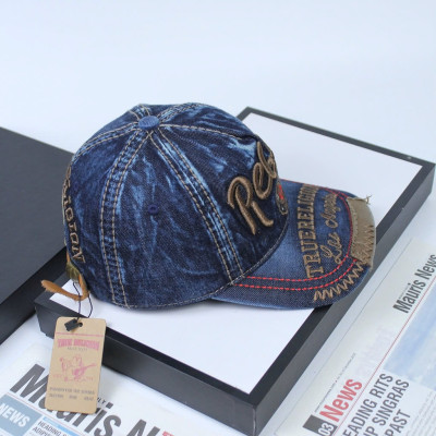 Nón nam, mũ lưỡi trai Ông Địa Rebels phối vải jeans form đẹp thời trang đường phố