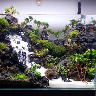 5KG Cát thủy sinh thạch anh lọc nước, trải nền, làm thác cát, trang trí bể cá, khử asen, tạp chất có trong nước ăn hàng ngày ... 