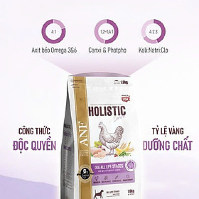 Thức ăn dinh dưỡng cho chó mọi độ tuổi ANF HOLISTIC