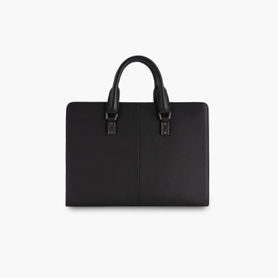 Túi Xách, Cặp Da Thời Trang Nam Da Bò Taiga Cao Cấp Khóa Số CGL09 Đen