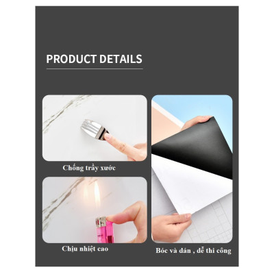 Bộ 5 Tấm Xốp Dán Tường 3D PVC Gỗ Kem 60x30cm Keo Sẵn Dày 2,5mm Cao Cấp, Sang Trọng