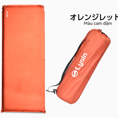 Lysin - đệm nằm dã ngoại (roonjgcm dày 8cm, chất liệu da lộn) tự bơm hơi thoảng mái chống thấm nước cắm trại ngoài trời, picnic du lịch camping có thể liên kết với nhau