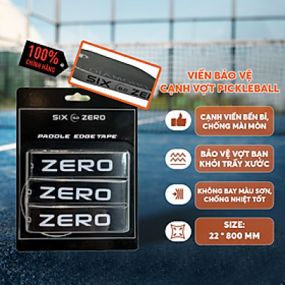 Set 3 Viền Bảo Vệ Cạnh Vợt Pickleball Six Zero 22mm Cao Cấp - Siêu Bền, Chống Va Đập, Bảo Vệ Toàn Diện - Nhẹ