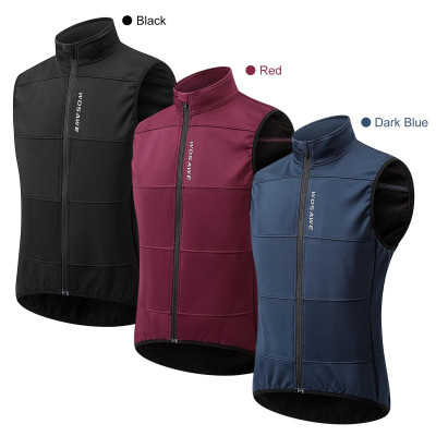 Áo khoác nam Wosawe Bo282 lót lông cừu không tay cho tập luyện thể thao ngoài trời chạy đi bộ đường dài