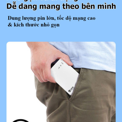 Cục phát wifi từ sim 4G kiêm pin sạc dự phòng TP10000, bộ phát wifi di động tốc độ cao 300Mbps, sử dụng mọi loại sim - Hàng nhập khẩu