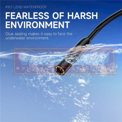 ROGTZ Camera Nội Soi Công Nghiệp Chống Nước Dây Cứng IP67 1080P Màn Hình 2 inch P240 - Hàng Nhập Khẩu
