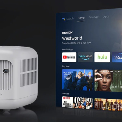 Máy chiếu Mini thông minh Yaber L1 Android Tivi hỗ trợ Full-HD 1080p 4K- Hàng Chính Hãng - Thương hiệu Máy chiếu mini Máy chiếu gia đình văn phòng tốt nhất