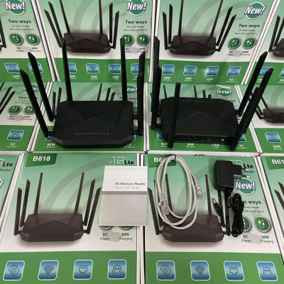 Bộ phát wifi từ sim 4G 5G B618 có 4 cổng WAN/LAN, 6 ăngten siêu khỏe, ổn định sử dụng mọi loại sim - Hàng chính hãng/Hàng nhập khẩu