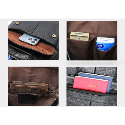 Túi xách công sở nam - Túi đeo chéo nam BHM8579 vừa laptop 13inch, tài liệu A4