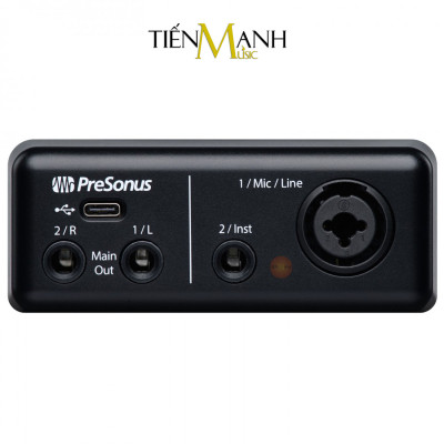 Soundcard PreSonus AudioBox Go 2x2 USB-C Audio Box Interface - Sound Card Bộ Thu Âm Thanh Và Livestream Hàng Chính Hãng