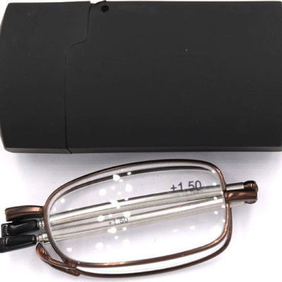 Kính gập 868 màu nâu tròng lão 1.5 độ