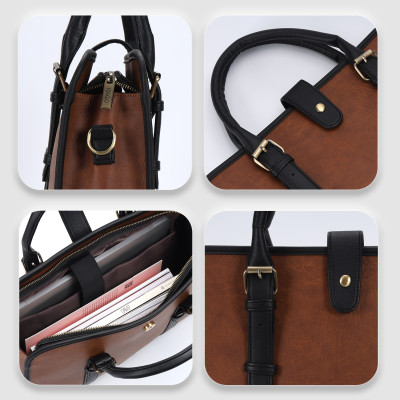 Túi xách công sở nam nữ đựng tài liệu A4 UB2 - 6030, túi đựng laptop 14 inch thanh lịch