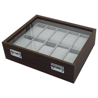 Hộp Đựng Đồng Hồ 10 Ngăn SAIKE SAIKE S106 Mẫu Hộp Mới