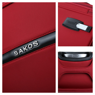 Vali Kéo Vải Du Lịch SAKOS VIVIAN 5 - Size S (20inch)/ Xách Tay (Cabin) - Khóa TSA - Chống Thấm, Trượt Nước - Hàng chính hãng