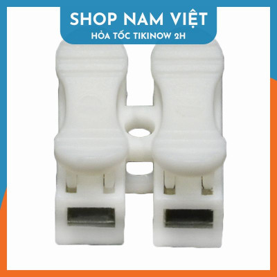 Domino Nối Dây Điện Nhanh, Cút Nối Dây 2 Đầu Cách Điện CH-2 - Hàng Chính Hãng