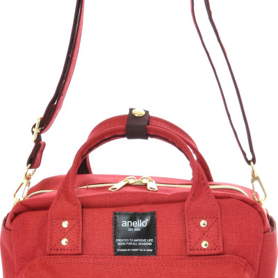 Túi đeo chéo ANELLO đeo 2 kiểu vải polyester cỡ nhỏ AT-C1223