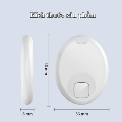 Thiết bị định vi toàn cầu GPS S2 Tag dành Apple Find My, định vị chính xác vị trí đồ vật, thú cưng, chìa khóa, xe cộ -  Hàng chính hãng/Hàng nhập khẩu