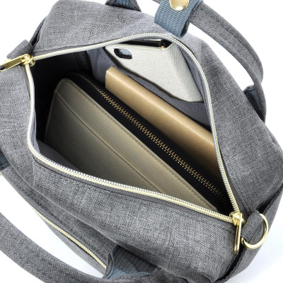 Túi đeo chéo ANELLO đeo 2 kiểu vải polyester cỡ nhỏ AT-C1223