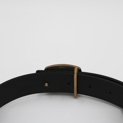 Thắt Lưng Nữ Da Thật Mặt Oval Aaa Jeans