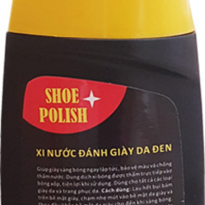Xi nước đánh giày da, đồ da Hando 80ml (màu Đen)