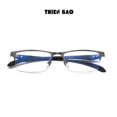 Gọng kính thời trang NAM NỮ 0 độ ( Có bán độ lão thị, viễn thị trung niên) nửa viền thể thao cực đẹp KT17 tròng Nhật bản cao cấp loại I nhẹ nhàng thoải mái