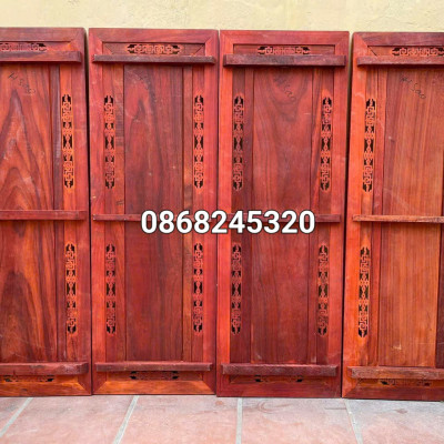 Tranh tứ quý bốn mua trong năm ,xuân ,hạ ,thu ,đông ,bằng gỗ hương đỏ sơn pu dát vàng cao cấp kt 37×107×3cm 