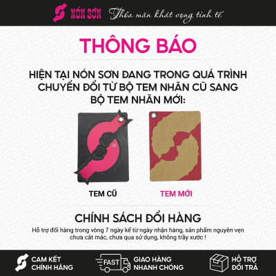 Mũ vành thời trang Nón Sơn chính hãng XH001-99A-XH2