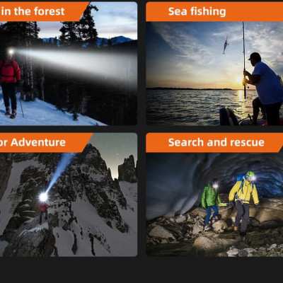 Đèn pin đội đầu chính hãng Superfire HL60 - với thiết kế chóa lớn cùng bóng LED công suất cao 36W cho khả năng chiếu xa lên đến 400m cũng như sử dụng 2 pin sạc 21700 dung lượng lớn cho thời gian chiếu sáng đến 7H