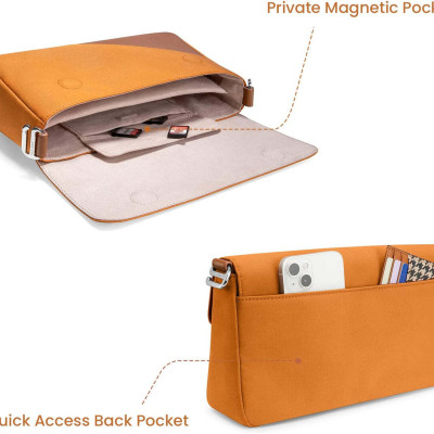 Túi Đeo Chéo Nữ Thiết Kế Thời Trang TOMTOC A0203O1 Orange - Hàng Chính Hãng