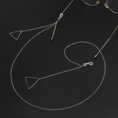 Dây xích đeo mắt kính thời trang thả tua rua hình học