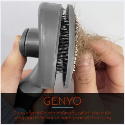 Lược chải lông loại tốt cho chó mèo – Genyo Brush 001 (màu ngẫu nhiên)