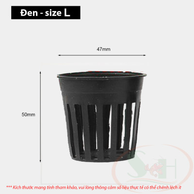 Rổ giỏ nhựa trồng cây thủy canh cốc ươm cây thủy sinh bể cá tép