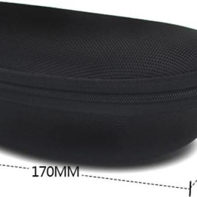 Bộ 3 Hộp Đựng Mắt Kính Có Móc Treo (Màu Đen)