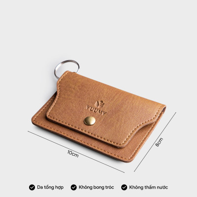 Ví Yuumy ( Thời trang nữ nắp gập cỡ nhỏ - Ví móc khóa da YMK10 )