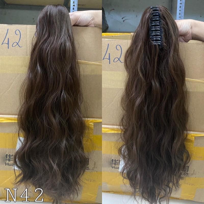 Tóc giả ngoặm xù kẹp ombre 3 màu( ảnh thật)