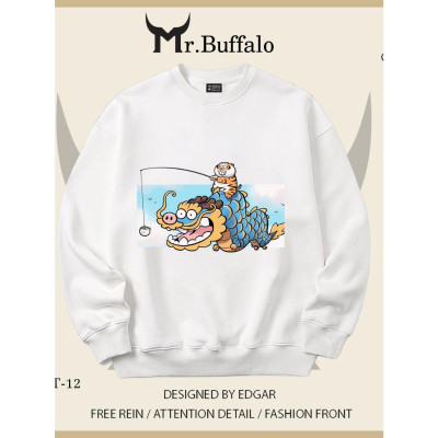 Áo Sweater Hổ béo ngây thơ và rồng cute Mr.Buffalo