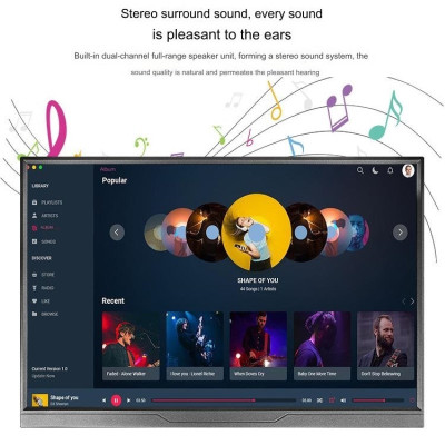Màn hình di động ZX1505 Nhiều Kích thước FullHD / 2K cho máy tính , laptop , smartphone
