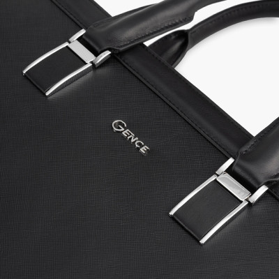 Túi Xách, Cặp Thời Trang Công Sở Nam Da Bò Sanffiano Cao Cấp CDX11 Đen